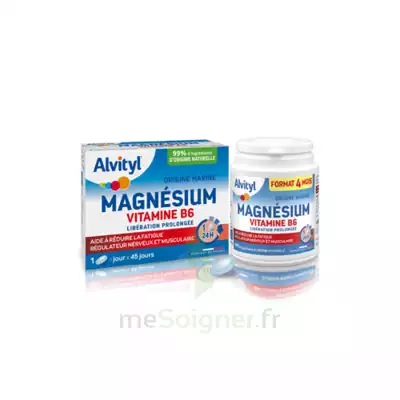 Alvityl Magnésium Vitamine B6 Libération Prolongée Comprimés Lp B/45 à ISTRES