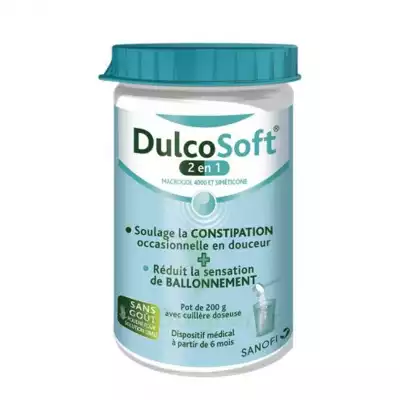 Dulcosoft 2 En 1 Constipation Et Ballonnement Poudre à Diluer Fl/200g à ISTRES